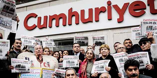 Cumhuriyet Gazetesi’nde yaşananları değerlendiren