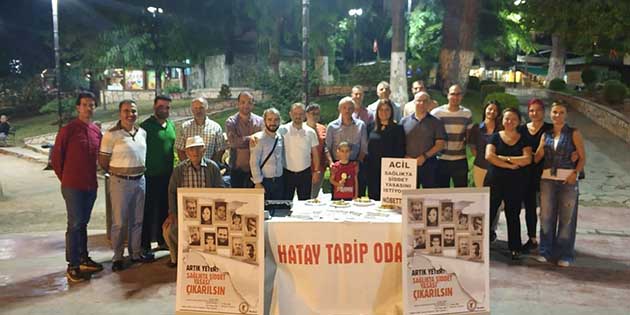 Hatay Tabip Odası tarafından Sağlıkta Şiddet Yasası’nın hemen çıkarılmasını sağlama