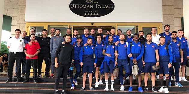 Dün Osmanlıspor ile Lig’de 9.maçına çıkan Hatayspor futbolcuları, bu maç