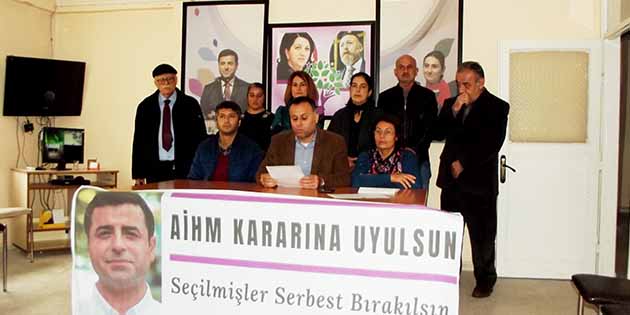 Demirtaş serbest kalmalı” HDP