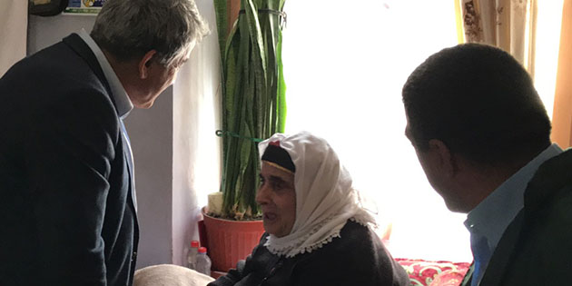 Başkan Yaman’dan yaşlılara ziyaret