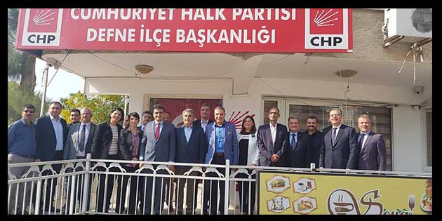 Defne ilçesinde CHP’den Belediye