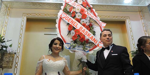VP Kırıkhan İlçe Başkanı,  VP’li yönetici ile evlendi