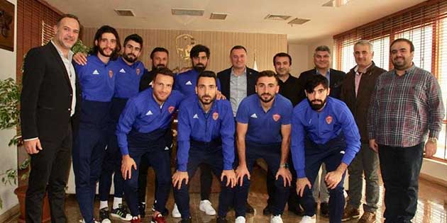 Hatayspor Heyeti Ziyareti Lütfü