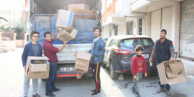 Baba ve oğul… Samandağ Belediyesi Çevre Koruma ve Kontrol Müdürlüğü