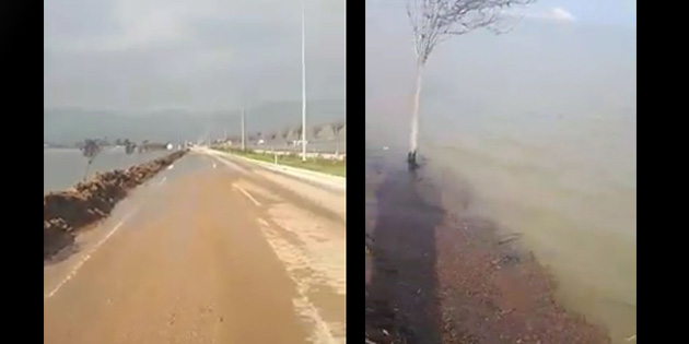 Tahta Köprü Barajı’ndaki su seviyesinin tehlikeli boyuta ulaşması üzerine kapakların