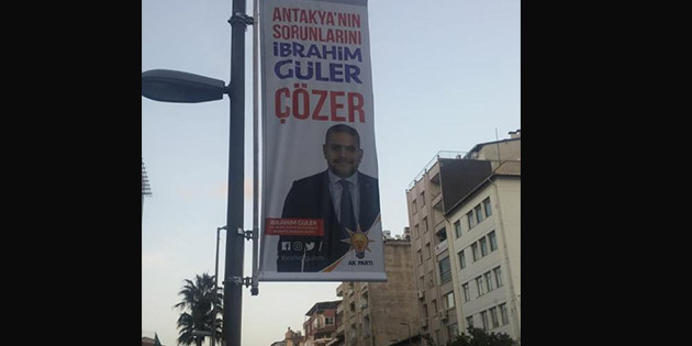 AKP afişinde Kimyeci’ye mesaj mı?
