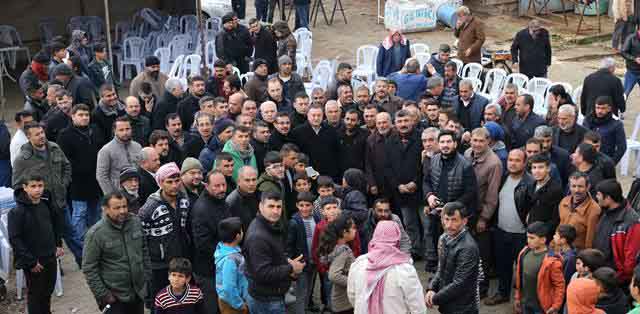 Savaş, Tokdemir ve Dağ, ilçede gün boyu ziyaret ve temaslarda