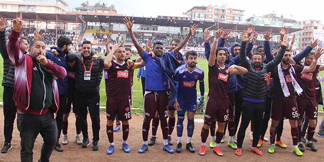 Bordo-Beyazlı ekip, dün Eskişehirspor’u;Caner, Mirkan ve Hamza’nın 2 golü ile