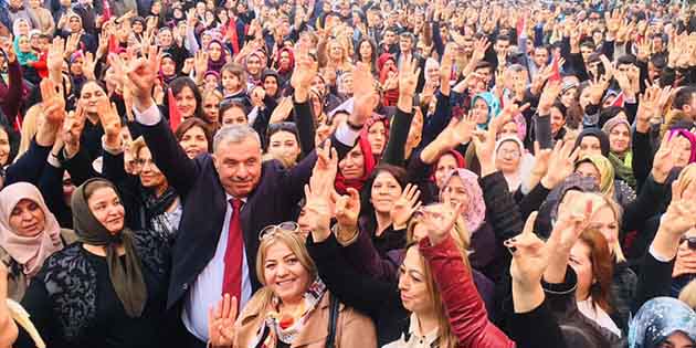 Kadın hakkını yerine getirmede