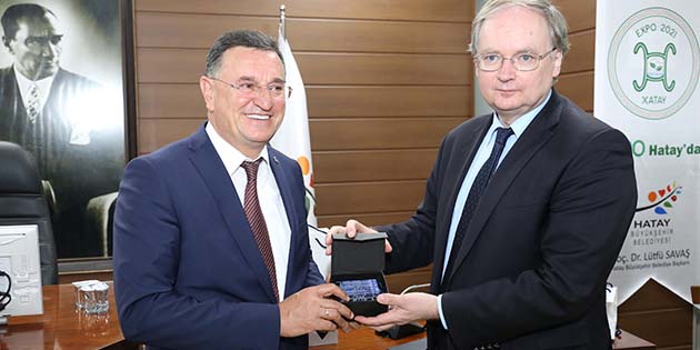 Avrupa Birliği(AB) Delegasyonu Başkanı Büyükelçi Christian Berger ve beraberindeki AB