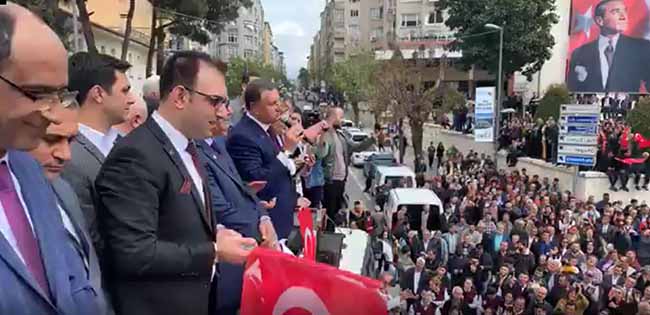 CHP’den yeniden Hatay BŞB Başkanı seçilen LÜTFÜ SAVAŞ, Mazbatasını aldı