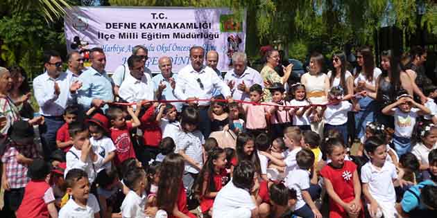 Harbiye Anaokulu’nda, Sergi ve Okul Öncesi Çocuk Şenliği yapıldı. Açılışa;