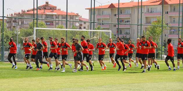 Hatayspor futbolcuları kondisyon depoluyor…