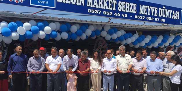 Defne Belediye Başkanı İbrahim Güzel geçtiğimiz hafta sonunda market açılışı