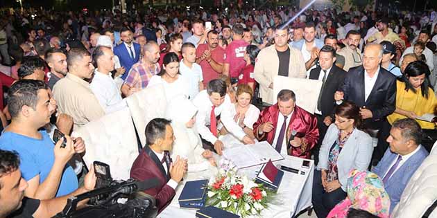 33 Çiftin Mutlu Günü… Hatay’ın Büyükşehir Belediyesi’nin (BŞB) festival etkinliklerinden