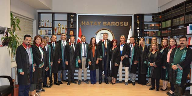 Hatay Barosu, bir mesajla,