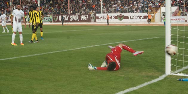 Hatayspor, penaltı golü ile