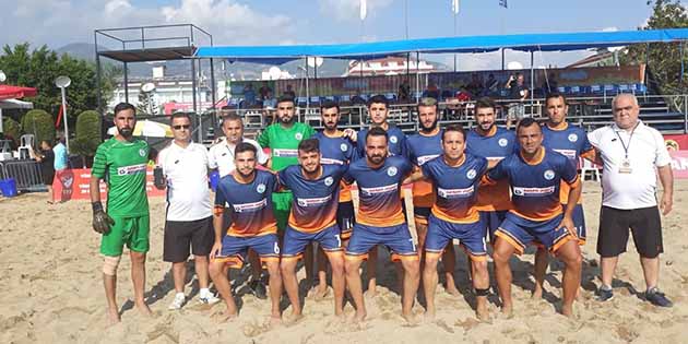 Türkiye Futbol Federasyonu organizasyonunda Antalya’nın Alanya ilçesinde devam eden Plaj