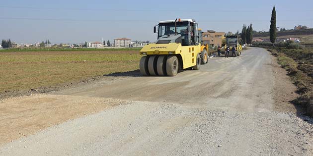Reyhanlı’da Yol Çalışmaları Hatay Büyükşehir Belediyesi, il genelinde yol yapım,