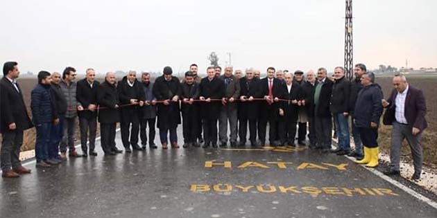 Hatay Büyükşehir Belediyesince Kırıkhan ilçesine bağlı Kazkelli mahallesine kazandırılan beton