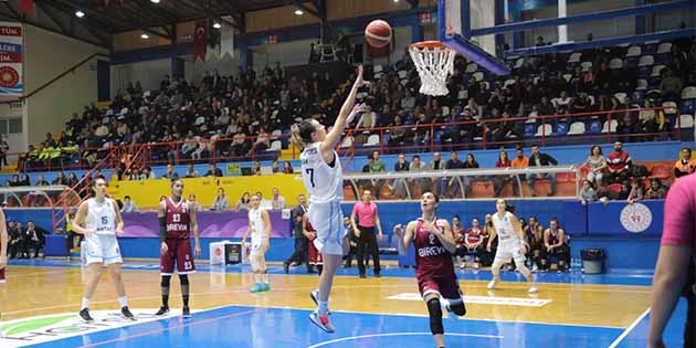 Hatay BŞB Spor Kadın Basketbol Takımı, EUROCUP’ta grup lideri oldu.