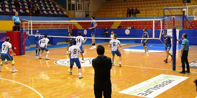 Erkekler Voleybol Birinci Ligi’nde mücadele eden Hatay Büyükşehir Belediyespor, 15.