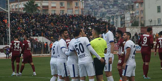 Hatayspor-Menemenspor maçı ikinci yarı