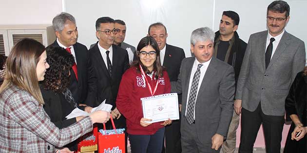 Hatay Fen Lisesi’ndeki resmi