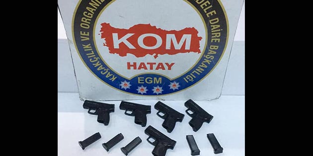 Hatay KOM Polisi, Kırıkhan’da silah tüccarını yakaladı