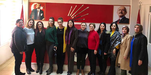 Antakya CHP’de kadınlar görev bölümü yaptı