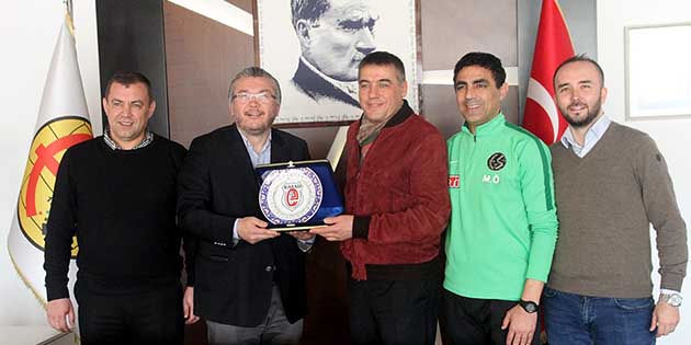 Eskişehirspor’a Hatayspor maçı öncesi moral ziyareti: