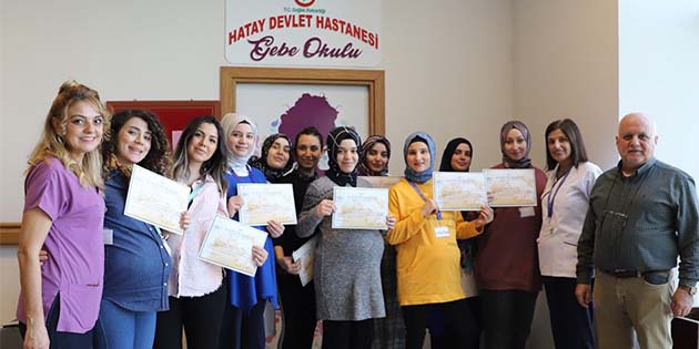 Hatay Devlet Hastanesi’nde, Gebe