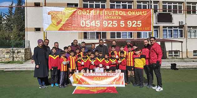 Göztepe Antakya Futbol Okulu minik oyuncularından, depremzede çocuklara destek Göztepe