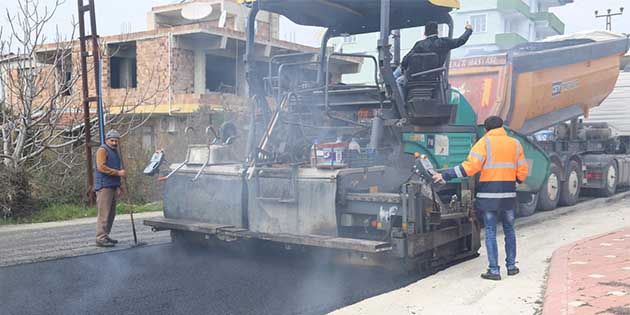 Hatay Büyükşehir Belediyesi’nden Defne’de yol bakım, onarım çalışması  Hatay Büyükşehir