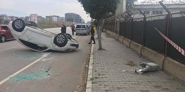 Araç Takla Attı İskenderun