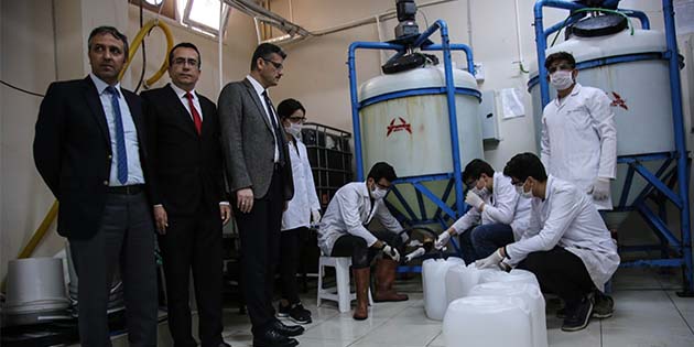 Antakya Şehit Ahmet Benli Mesleki ve Teknik Anadolu Lisesi öğrencilerinin