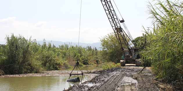 Samandağ Belediyesi ve Devlet Su İşleri (DSİ) işbirliğiyle, ilçe sınırları