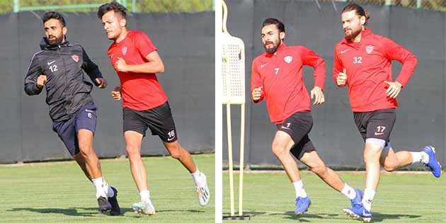 3 Grup Halinde Çalışma Hatayspor futbol takımı, Salı gününden itibaren