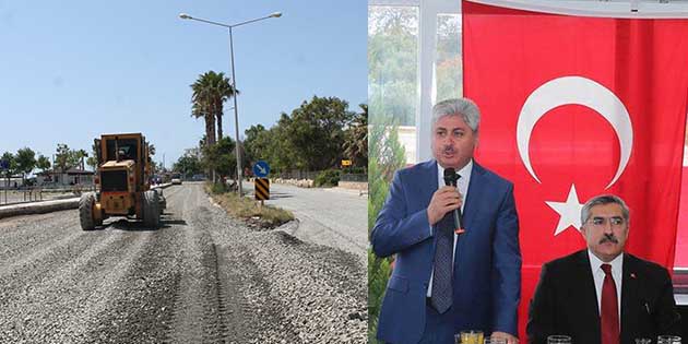 Çevlik Limanı-Jandarma Karakolu arasına asfalt Karayolları, Çevlik-Arsuz yolu üzerindeki asfaltlama