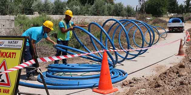 Reyhanlı’ya İçme Suyu Şebekesi Hatay Büyükşehir Belediyesi Su ve kanalizasyon