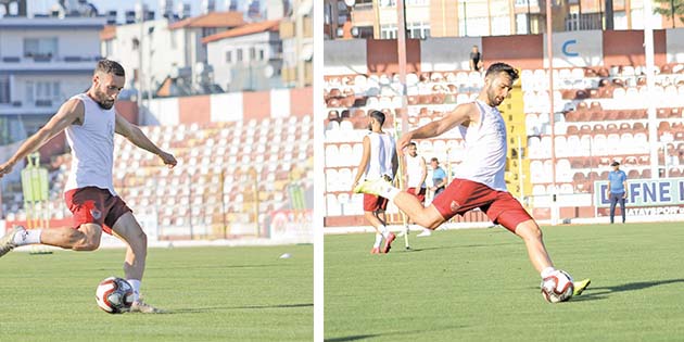 Hatayspor futbolcuları, yarınki Balıkesirspor