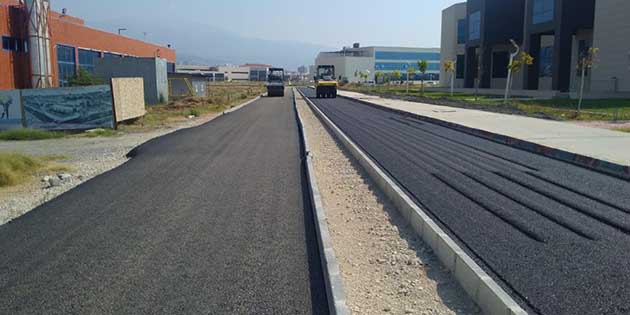 Kampüs Yoluna Beton Asfalt