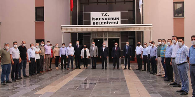 Koronavirüse yakalanan İskenderun Belediye Başkanı, görevine başladı. İskenderun Belediye Başkanı