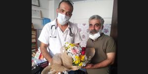 Dr. Kanuncu’ya Çiçekli Geçmiş Olsun Ziyareti