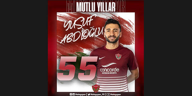 Doğum Günü Kutlaması… Atakaş Hatayspor futbolcularından Yusuf Abdioğlu 31 yaşında.