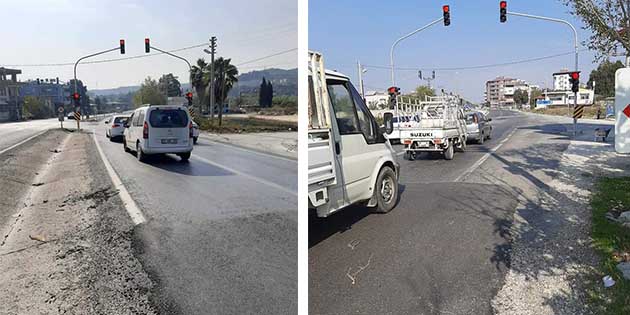 Antakya-Samandağ yolunda sıklıkla yaşanan trafik kazalarına önlem olarak, İlçe Kaymakamlığı,