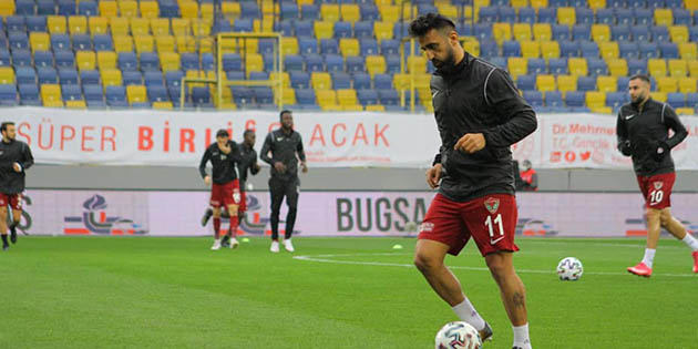 Hatayspor’un, geçen haftaki MKE Ankaragücü maçında oyundan atılan oyuncusu Gökhan