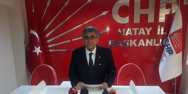 Cumhuriyet Halk Partisi (CHP) Hatay İl Başkanı Hasan Ramiz Parlar,