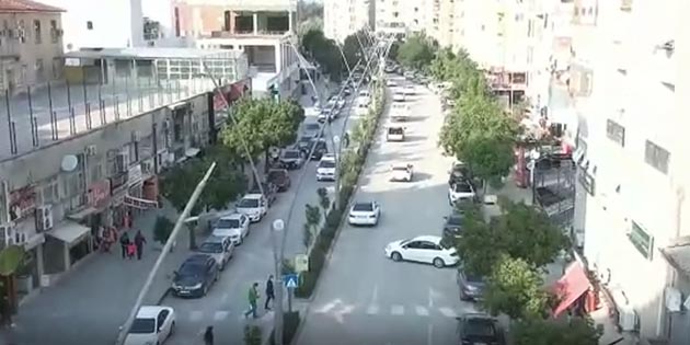 Antakya Caddelerinde “motorlu araç-yaya